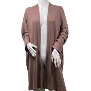 Andre by Unit Long Kimono Women's Size Medium Open Front Cardigan Boho Midi